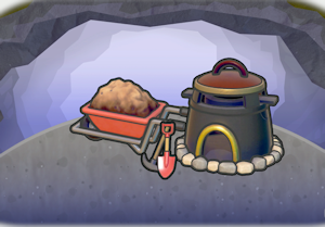 땅 파고 태우고