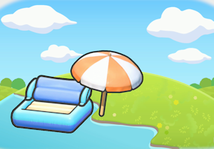 그늘에서 둥실둥실 물놀이