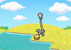 몸을 씻고 온천으로