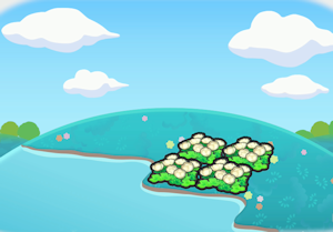 촉촉한 폭신폭신 꽃밭